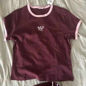 Abercrombie t shirt matching set